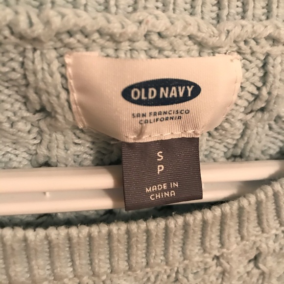 Light mint old navy sweater - Picture 2 of 2